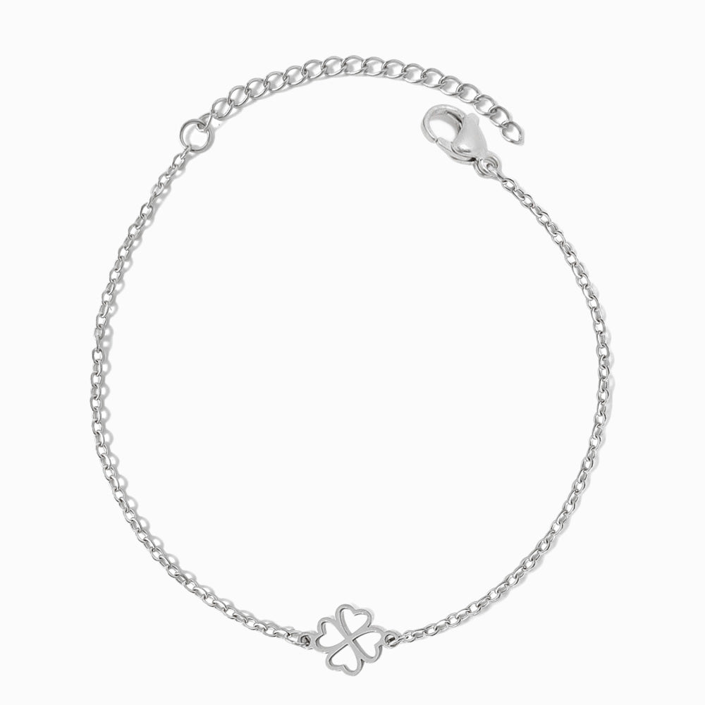 Pulseira Trevo em Aço Inoxidável