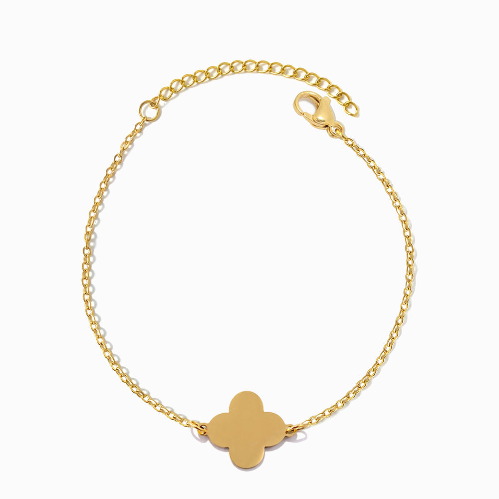 Pulseira Trevo em Aço Inoxidável