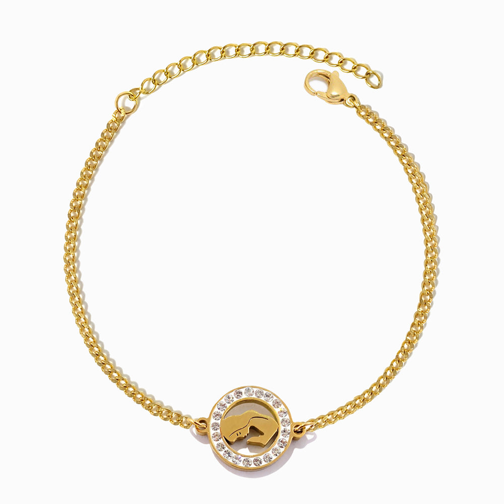 Pulseira Nossa Senhora em Aço Inoxidável