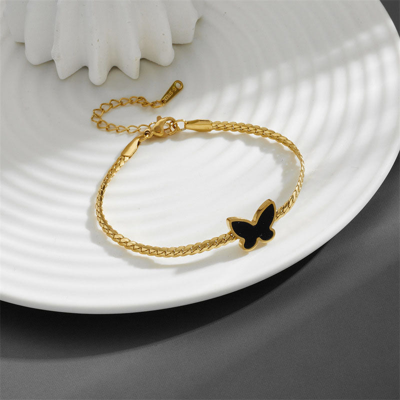 Pulseira Borboleta - Aço Inoxidável