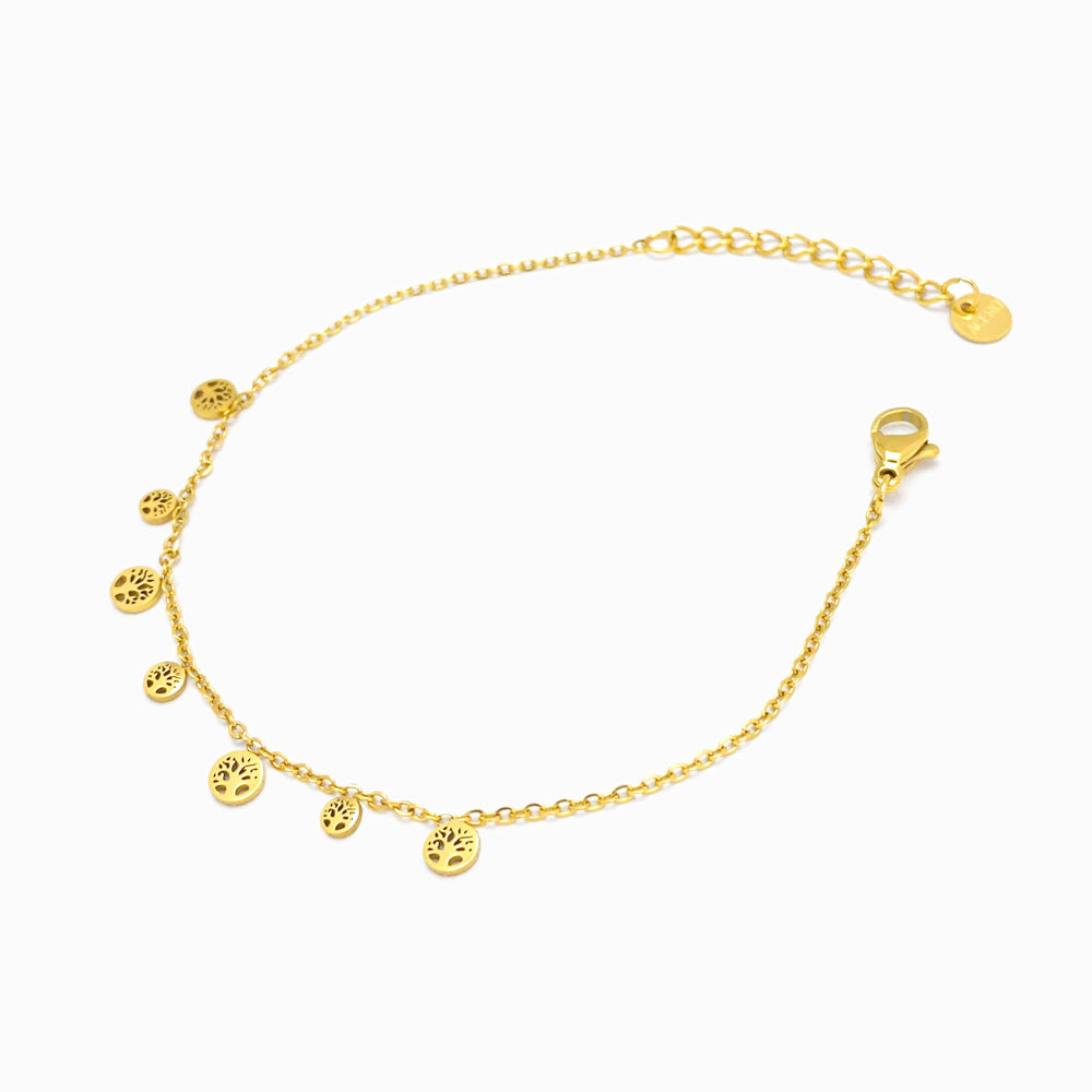 Pulseira Árvore da Vida em Aço Inoxidável