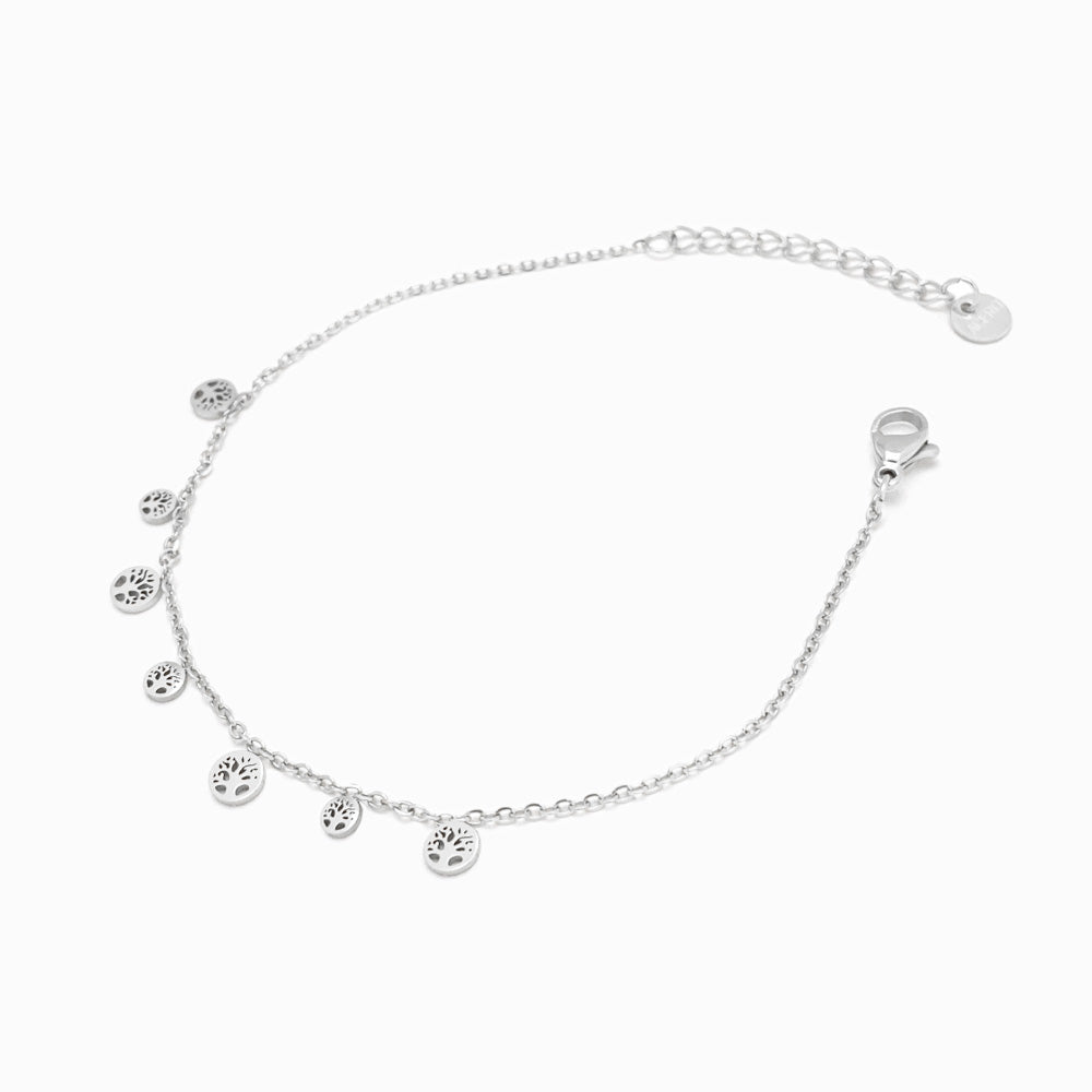 Pulseira Árvore da Vida em Aço Inoxidável