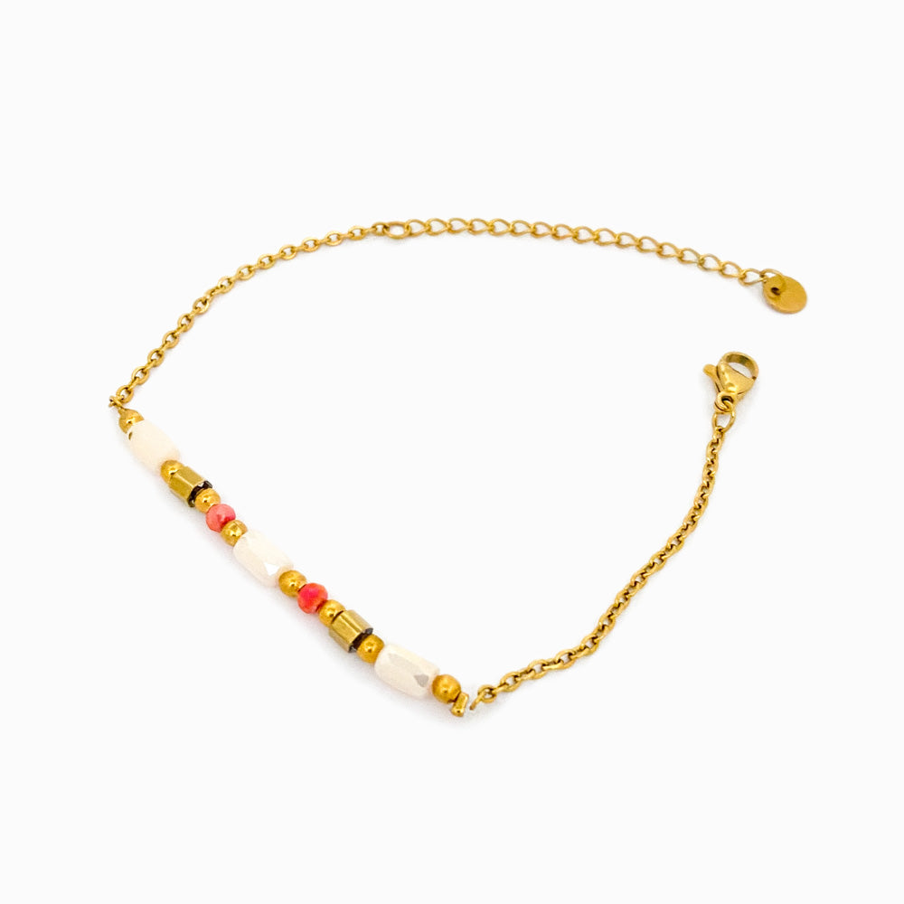Pulseira Colorida em Aço Inoxidável