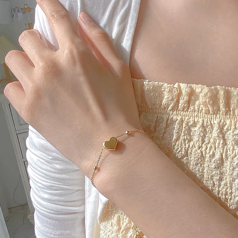 Pulseira Coração em Aço Inoxidável
