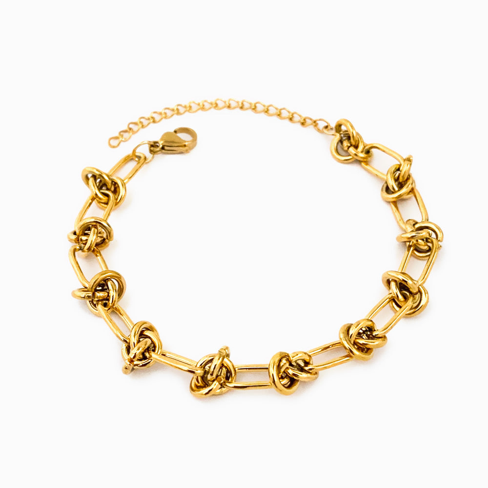 Pulseira de Pé em Aço Inoxidável