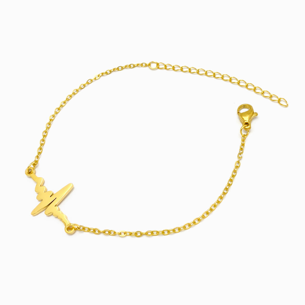 Pulseira Frequência Cardíaca em Aço Inoxidável