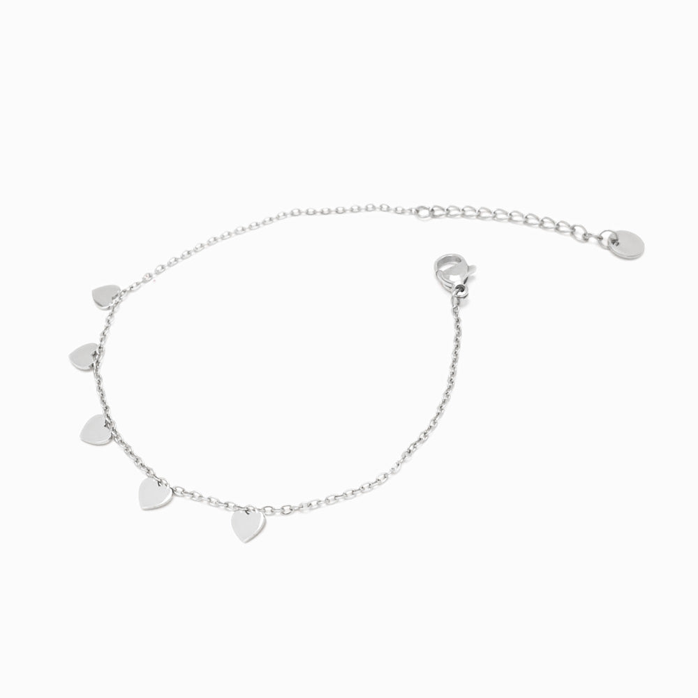 Pulseira Coração em Aço Inoxidável