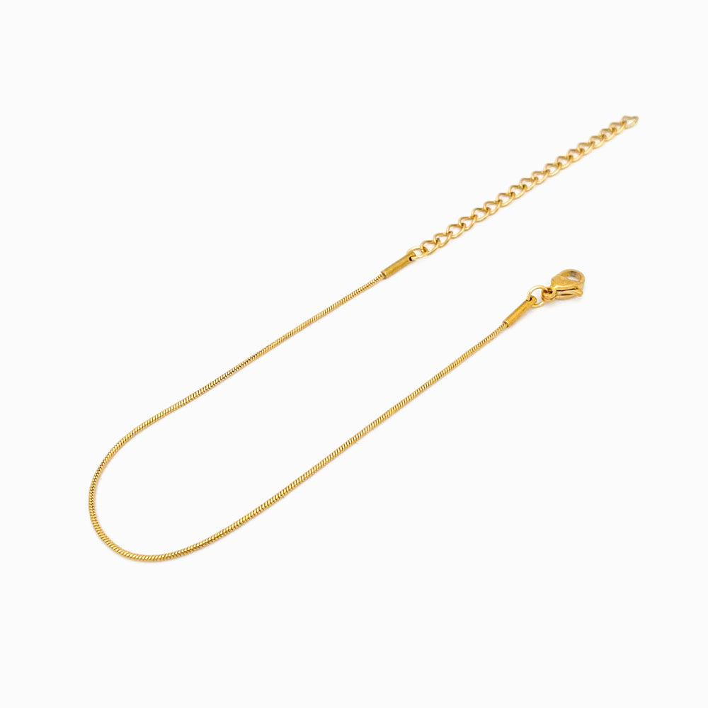 Pulseira Malha Snake em Aço Inoxidável