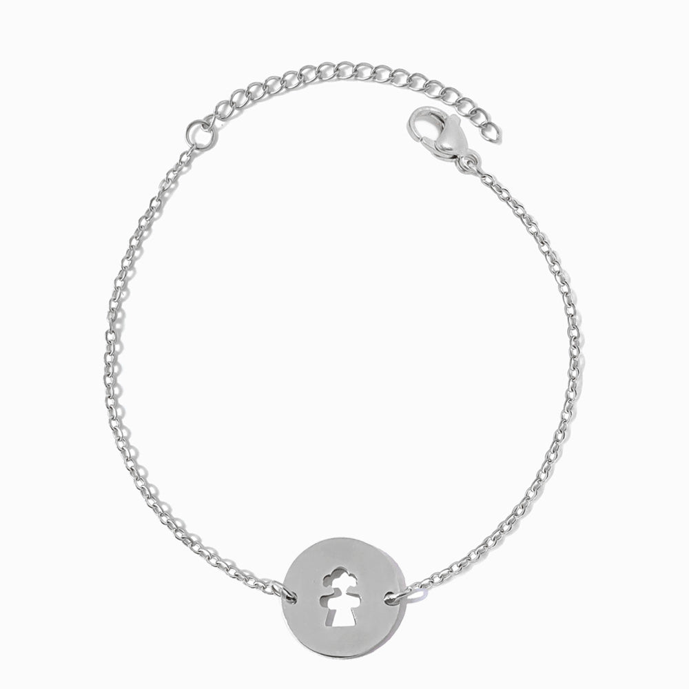 Pulseira Menina em Aço Inoxidável