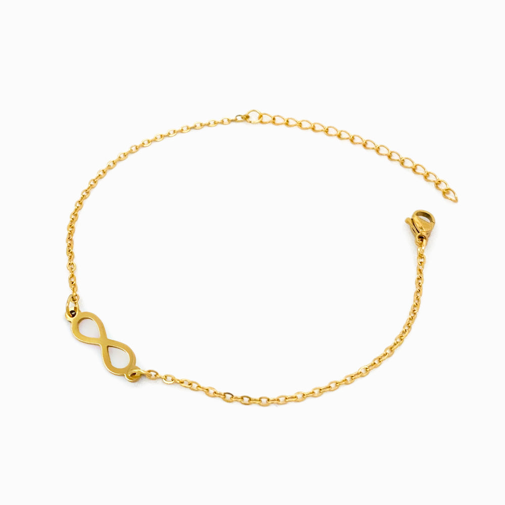Pulseira Símbolo do Infinito em Aço Inoxidável