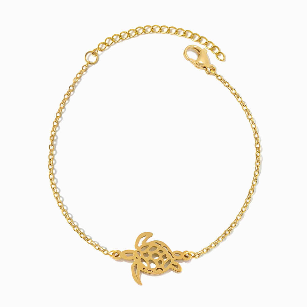 Pulseira Tartaruga em Aço Inoxidável