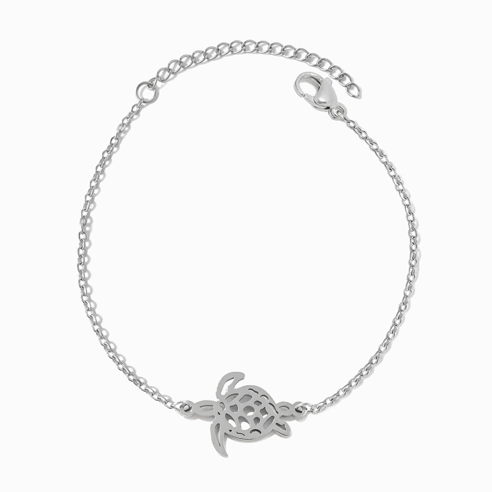 Pulseira Tartaruga em Aço Inoxidável