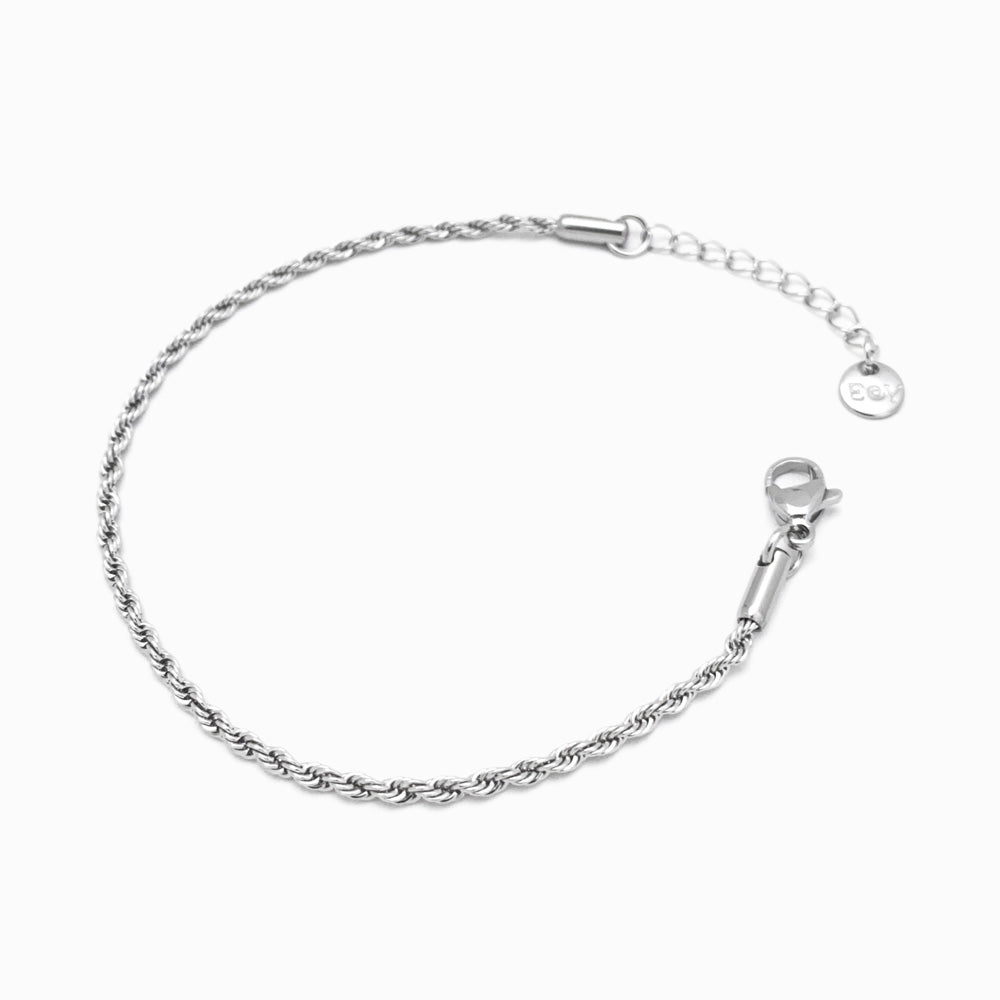Pulseira Torcida 4mm em Aço Inoxidável