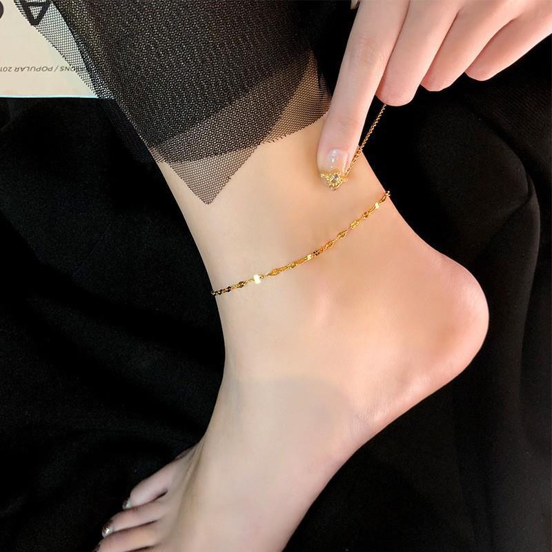 Pulseira de Pé em Aço Inoxidável