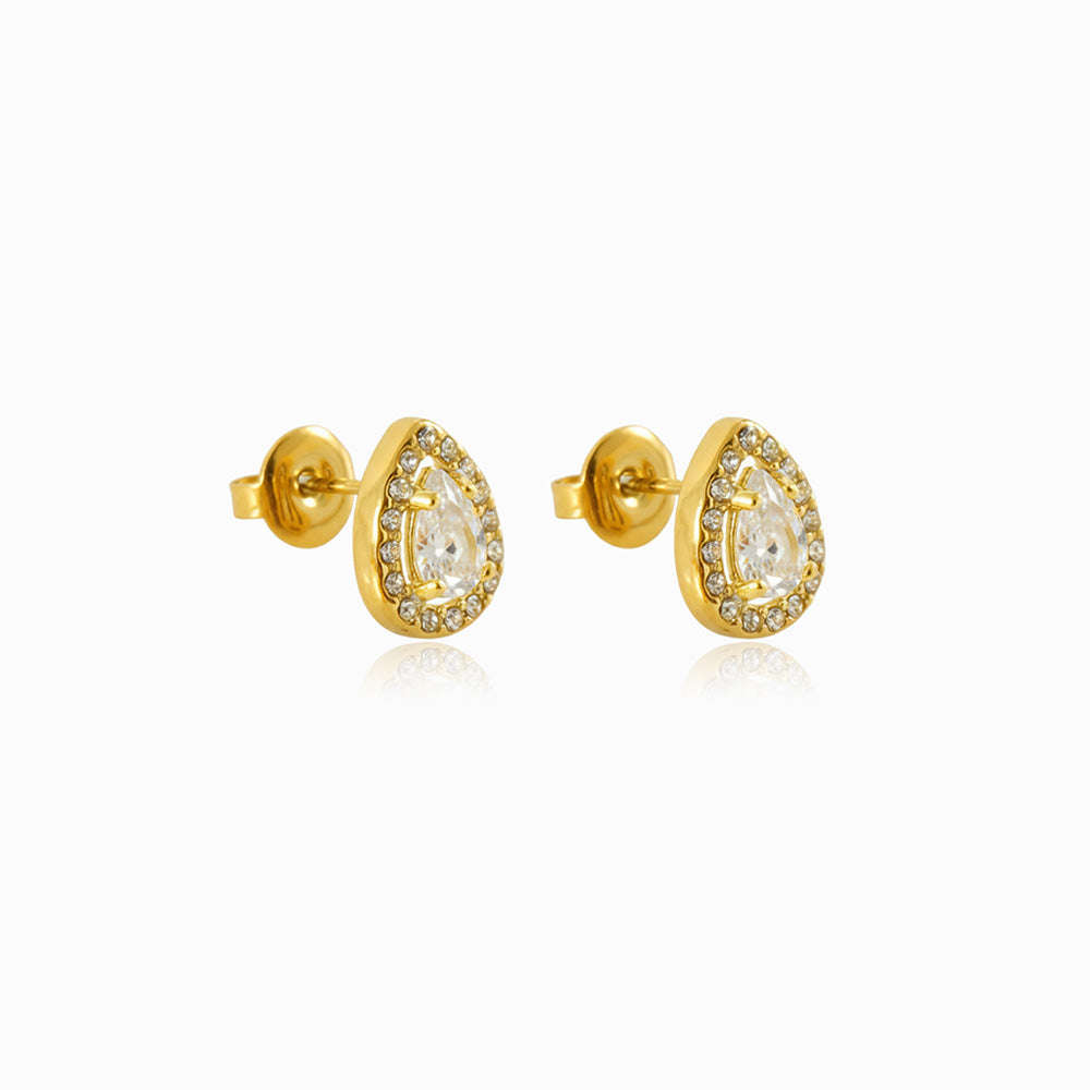 Brincos Gota em Aço Inoxidável 11x8.5mm